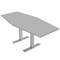 Skutchi Designs 33.5 in W, 69.5 in L, 29 in H, Engineered Wood Top, Grey HAR-HEX.IR-34x70-T-XD01 - alternate 1